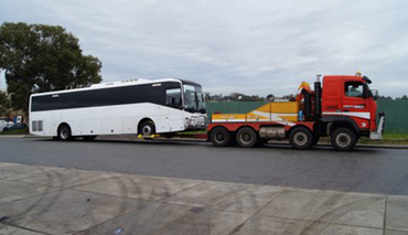 call us today for bus towing in perth